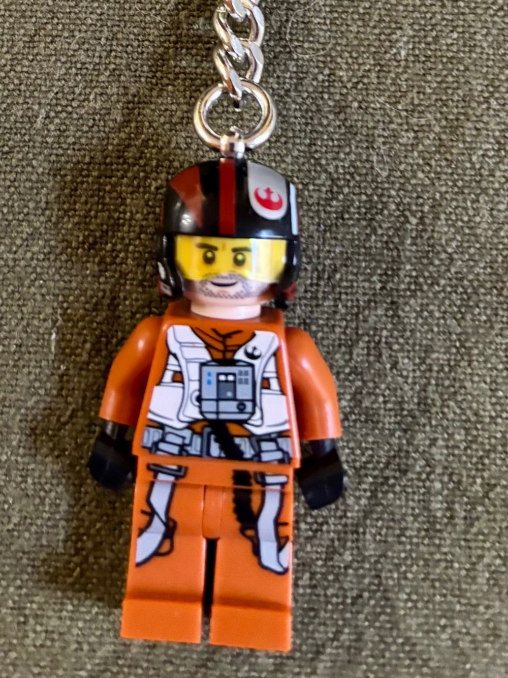 LEGO Star Wars "Poe Dameron" 853605 Key Chain. NEW with original tag.